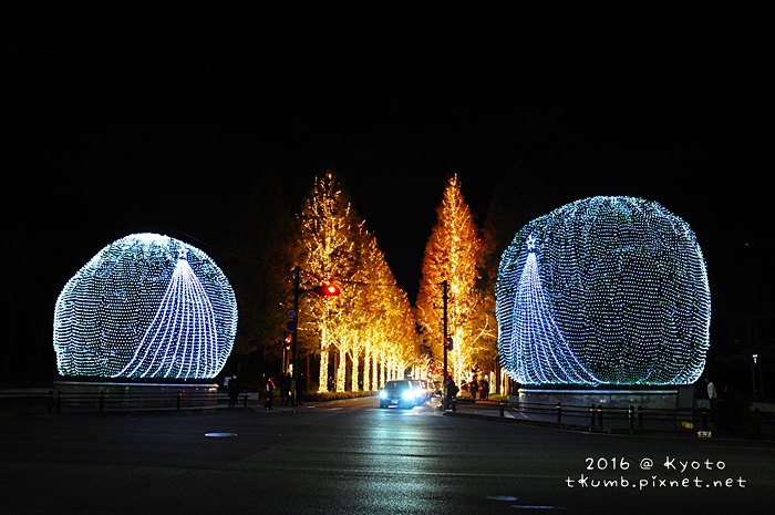 ROHM Illumination京都最大聖誕燈飾1