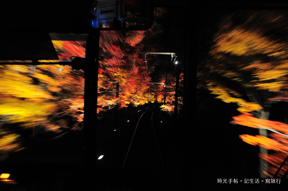 叡山電鐵楓葉隧道06