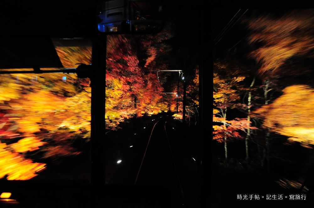 叡山電鐵楓葉隧道07