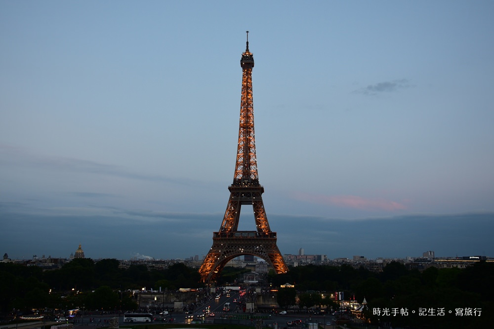 夏佑宮拍巴黎鐵塔夜景06